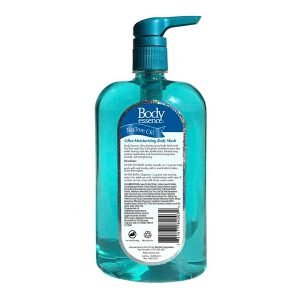 Body Essence Tea Tree Ultra Moisturizing Body Wash 28 oz Back Label