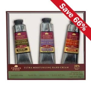 L'Essence De Boshea Hand Creams Three-pack Save 66%