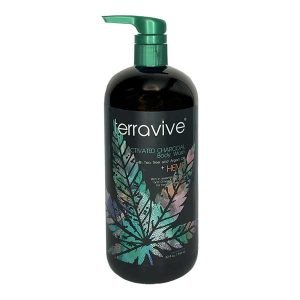 Terravive® Activated Charcoal Body Wash with Tea Tree and Argan Oils + Hemp